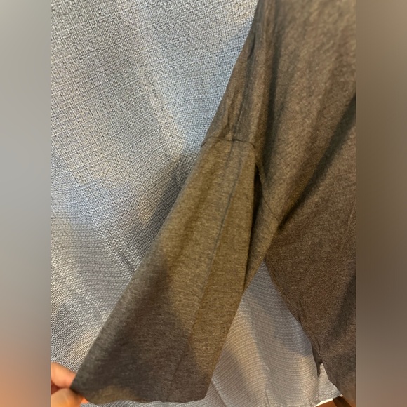 Yana K Tara Top Mid Sleeve Gray One Size Fits All - Picture 3 of 6